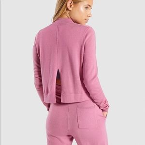 Gym Shark Isla Knit Sweater Dusky Pink